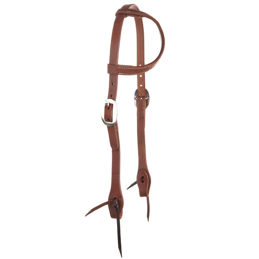 Double Buckle Harness Leather Single Ear Headstall