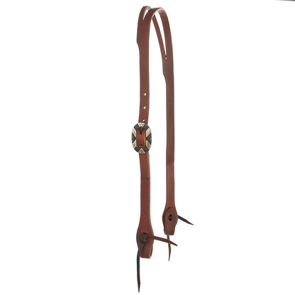 Oval Bar Harness Slit Ear Headstall