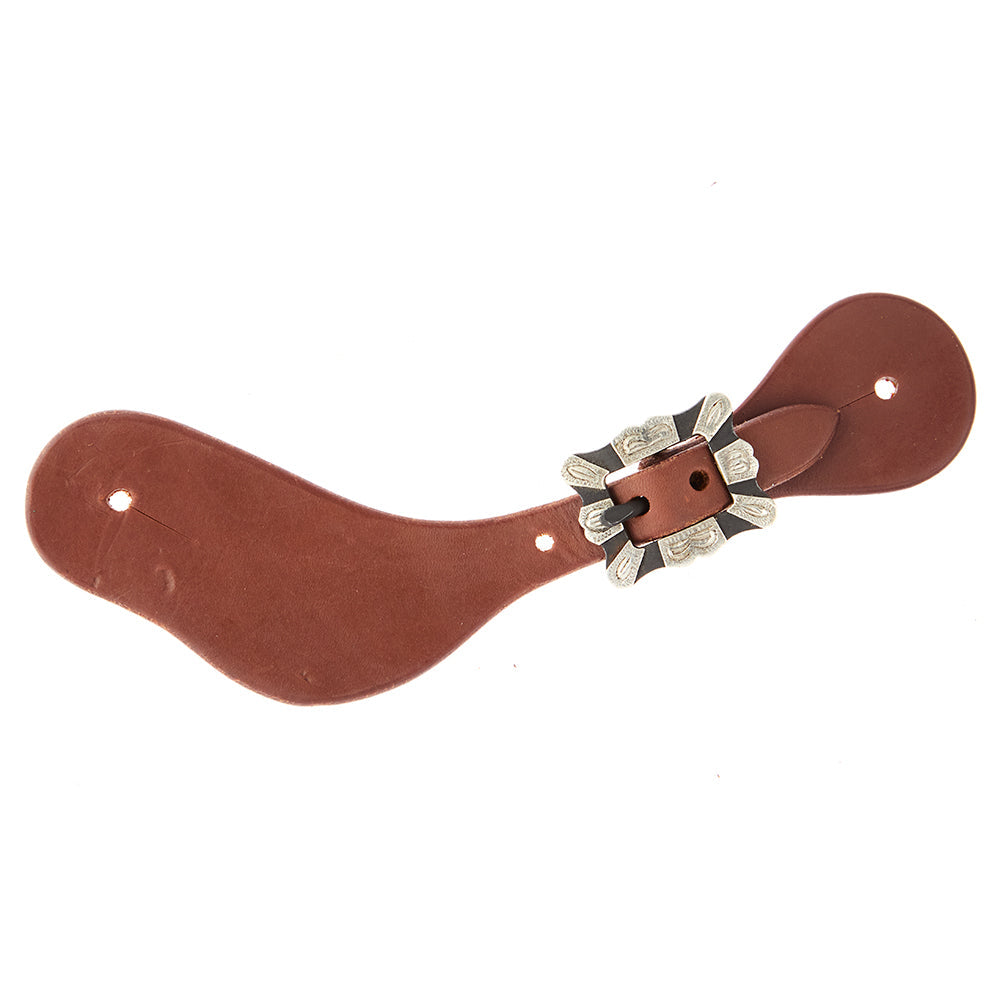 Square Bar Dove Wing Spur Straps, Ladies and Youth