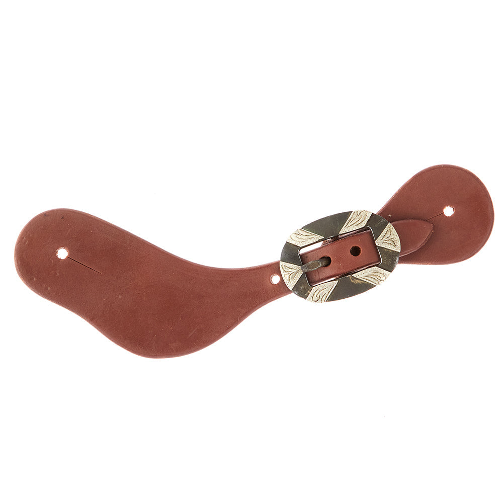 Oval Bar Dove Wing Spur Straps, Ladies and Youth