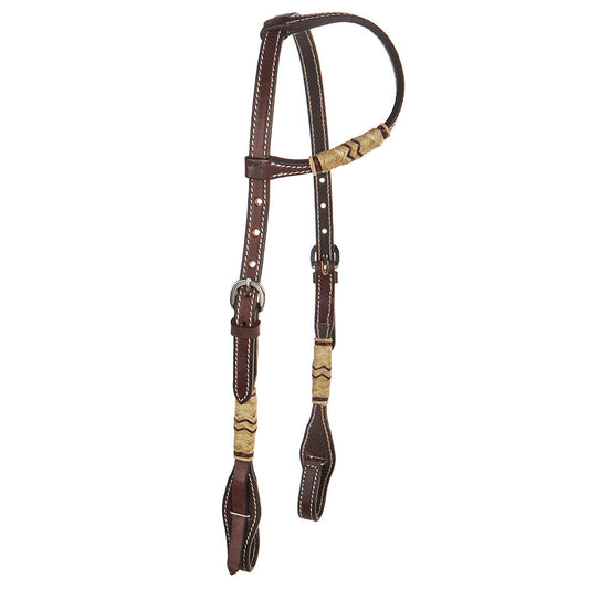 Chocolate Rawhide Quick Change Headstall