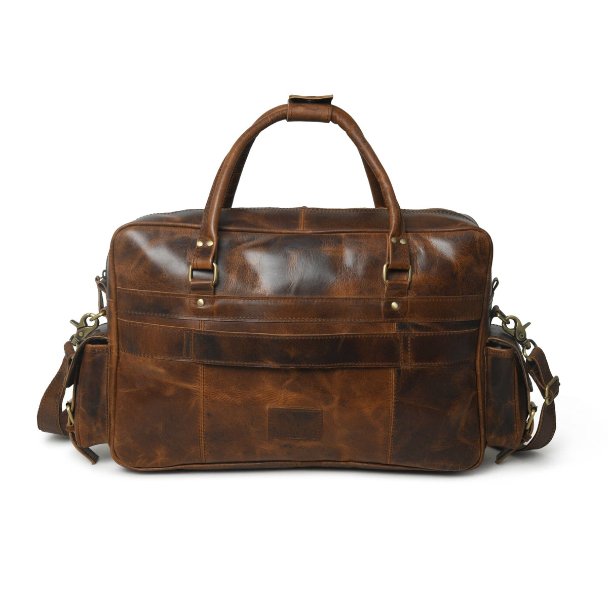 Brown Buffalo Laptop Briefcase by Classy Leather Bags, view 2