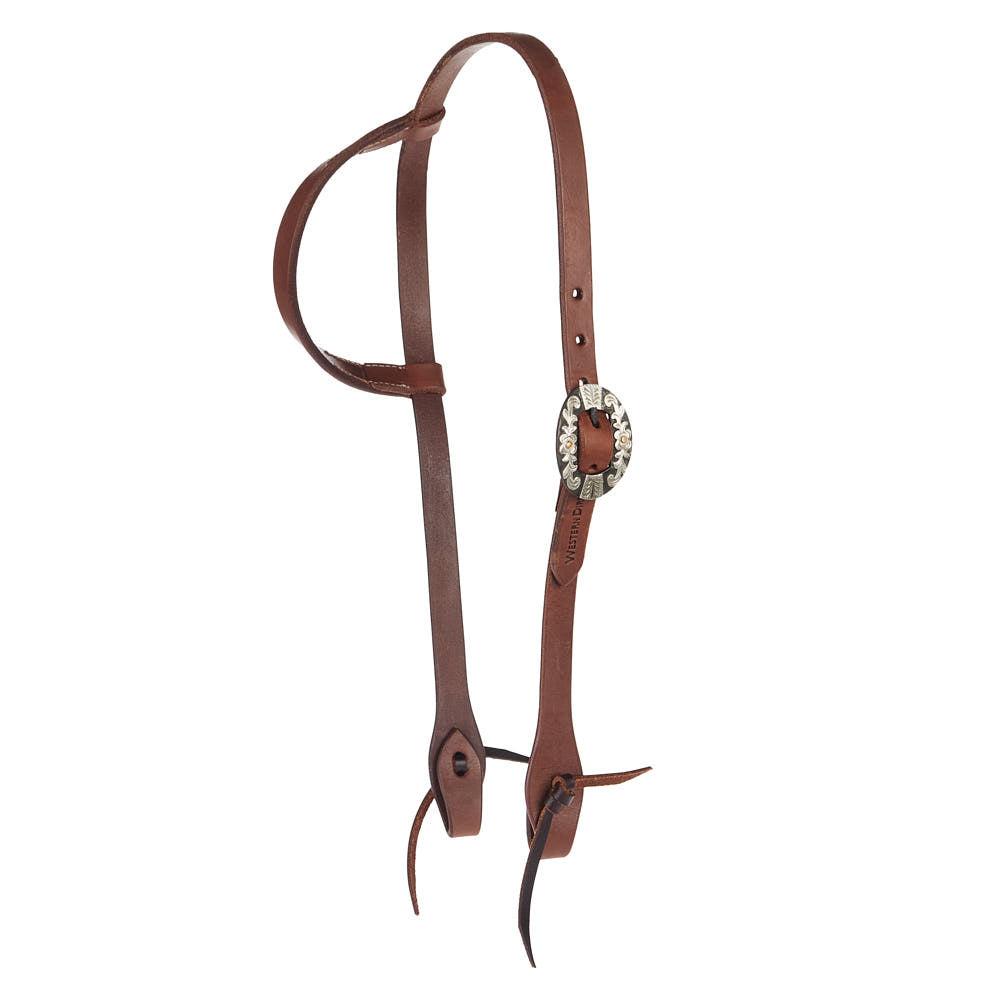 Floral Bar Harness Single Ear Headstall