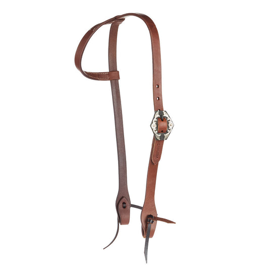 Floral Diamond Harness Single Ear Headstall