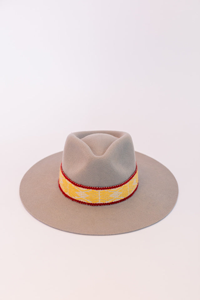 Light Gray Felt Western Hat by Andeana Hats, view 2