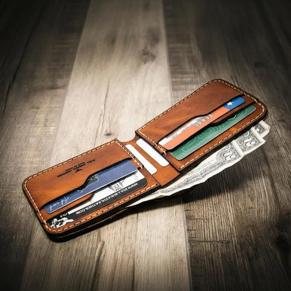 Rio Grande Bifold Wallet by Bull Sheath Leather, view 6