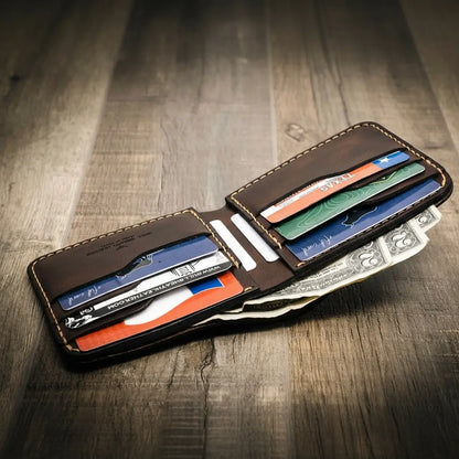 Big Bend Bifold Wallet by Bull Sheath Leather, view 2