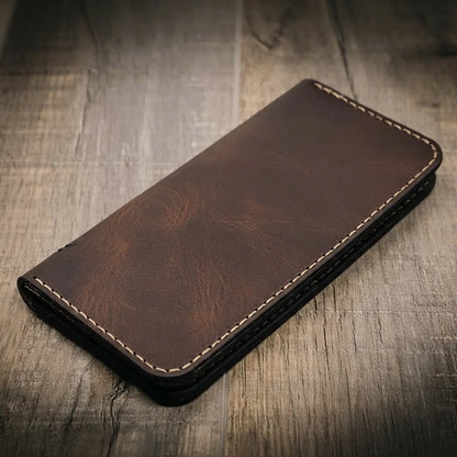 Houstonian Long Wallet by Bull Sheath Leather