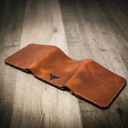 Trinity River Trifold Wallet by Bull Sheath Leather, view 8