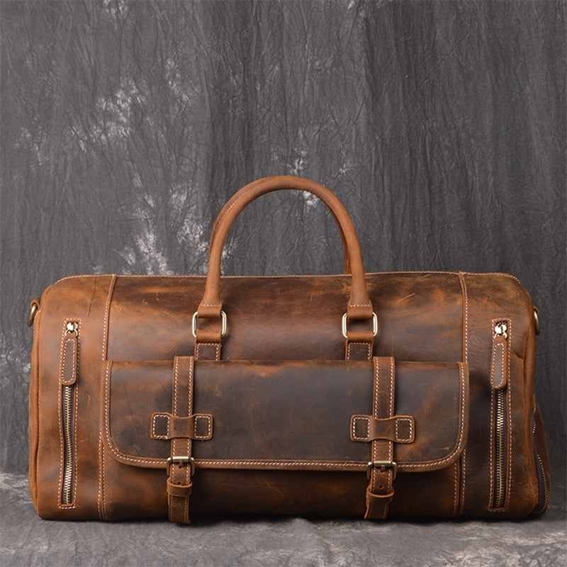 The Crazy Horse Leather Holdall