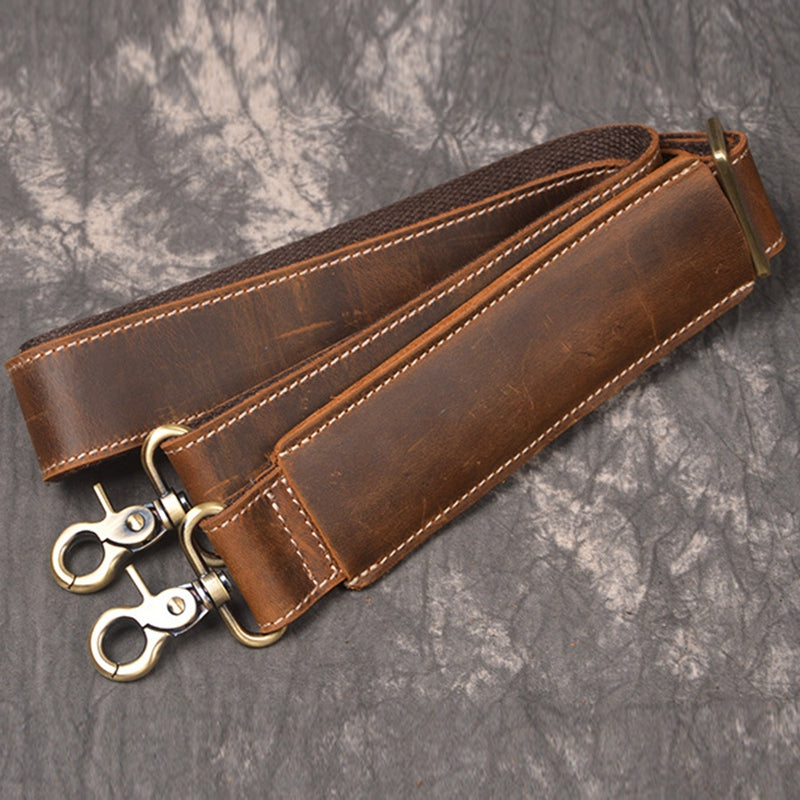 The Crazy Horse Leather Holdall, view 7