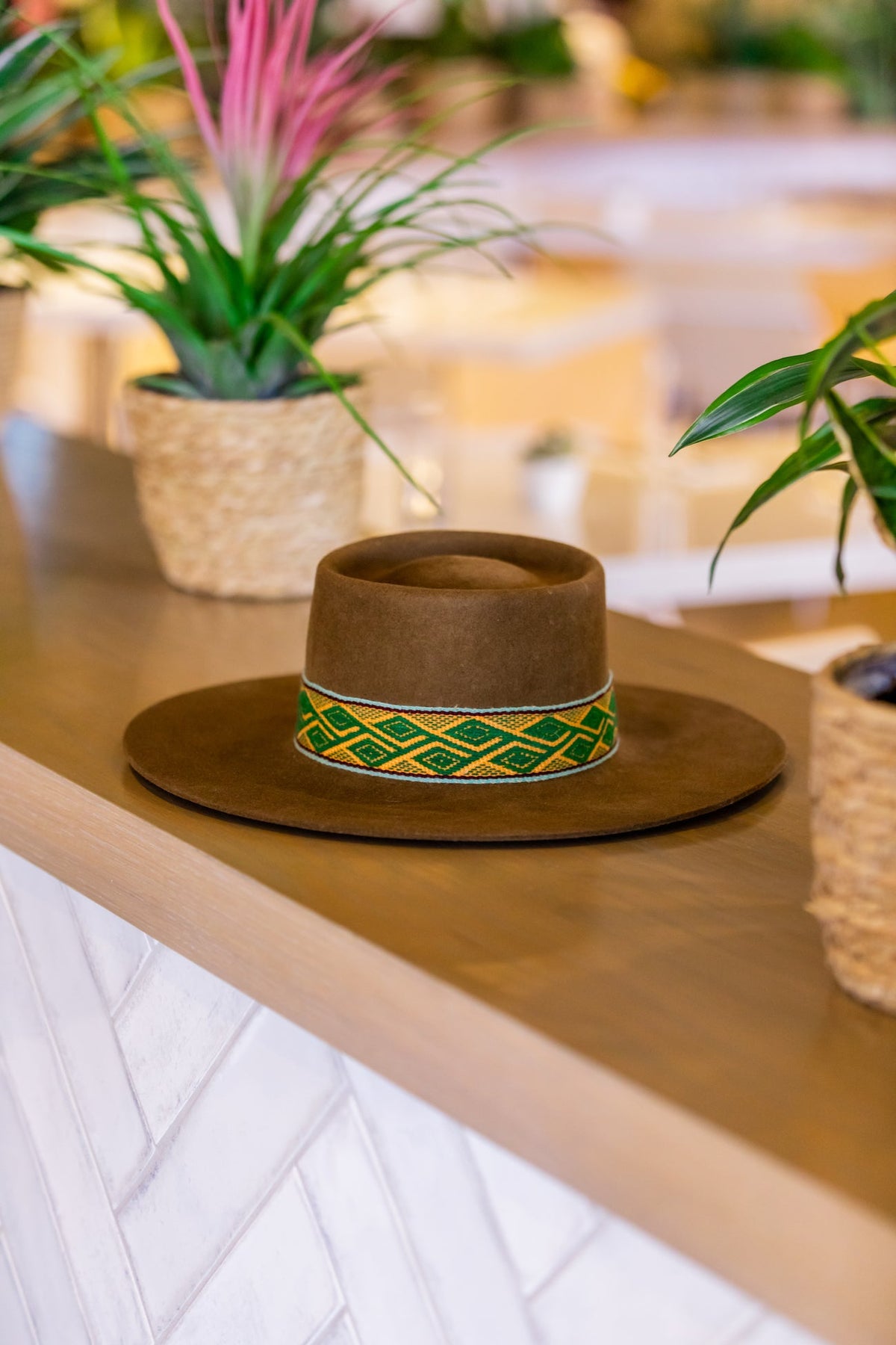 Chestnut Alpaca Bucket Hat by Andeana Hats, view 2