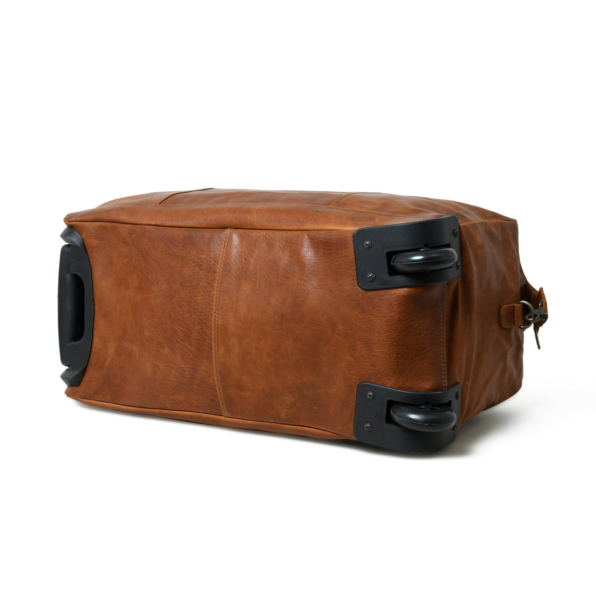 Harbor Rolling Leather Duffle by Classy Leather Bags, view 7