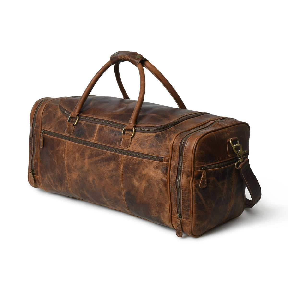 The Cohen Leather Weekender, view 3