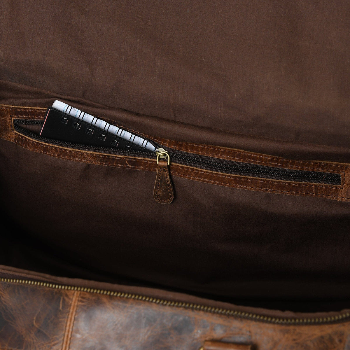 The Cohen Leather Weekender, view 7