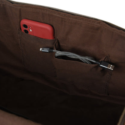 The Cohen Leather Weekender, view 8