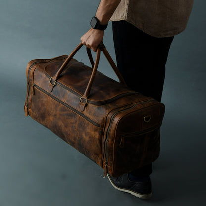 The Cohen Leather Weekender, view 2