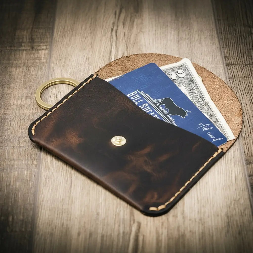 Richmond Keychain Wallet by Bull Sheath Leather, view 2