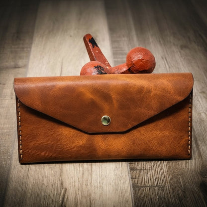 Sugar Land Wrap Clutch Wallet by Bull Sheath Leather, view 3