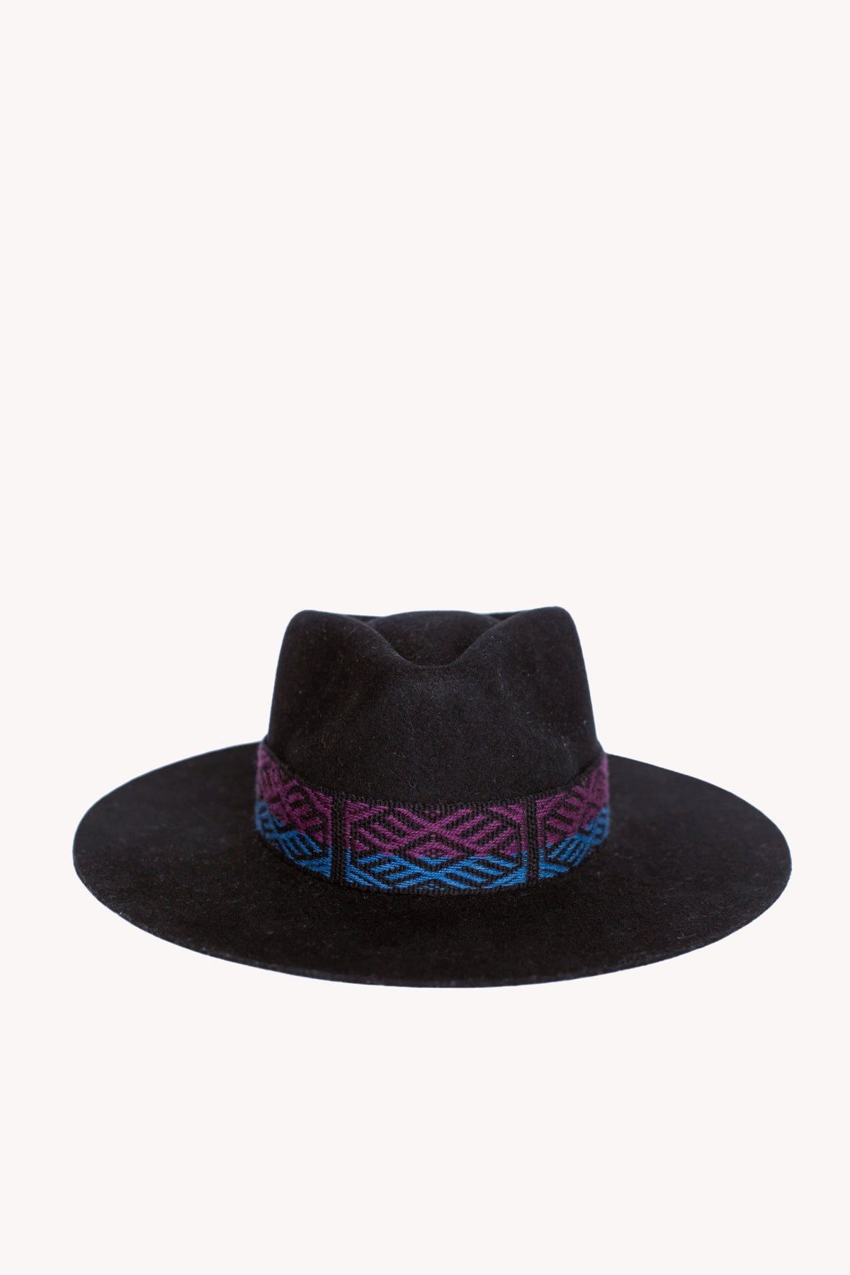 Black Alpaca Felt Western Hat by Andeana Hats, view 4