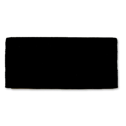 Solid black New Zealand wool saddle blanket