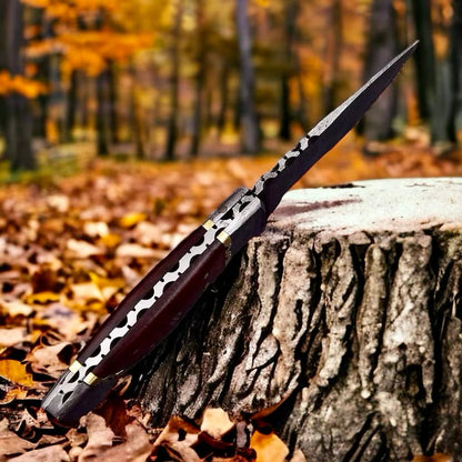 The 4.5-Inch Rosewood Bushcraft Knife | Texan Knives