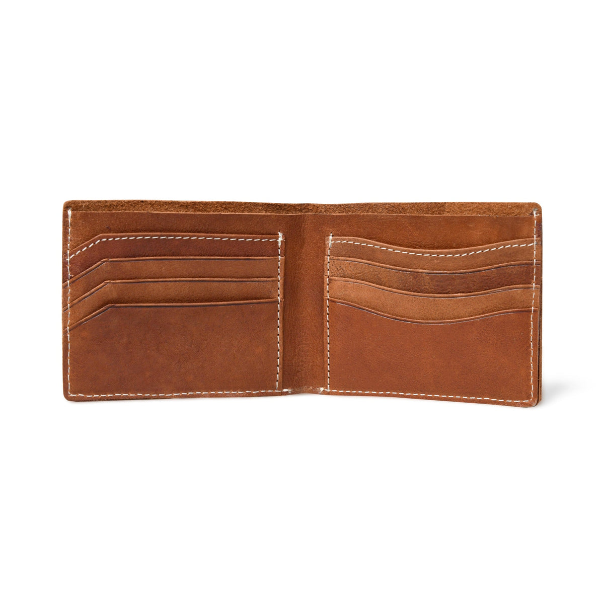 Paulson Brown Bifold Wallet by Classy Leather Bags, view 2