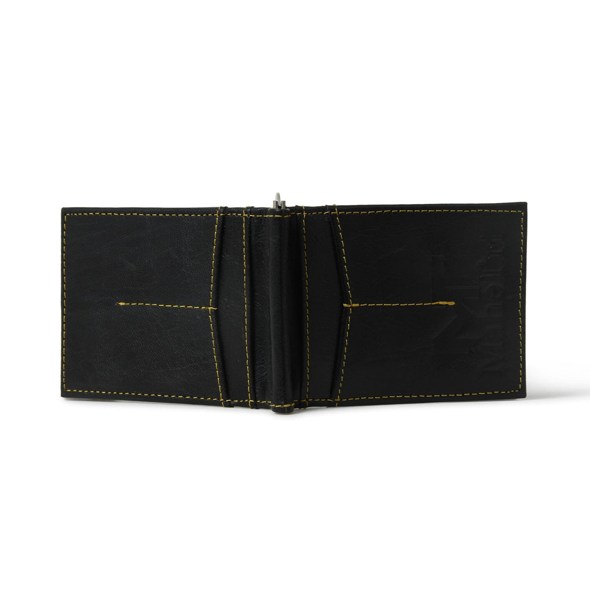 Finley Black Money Clip Wallet by Classy Leather Bags, view 2