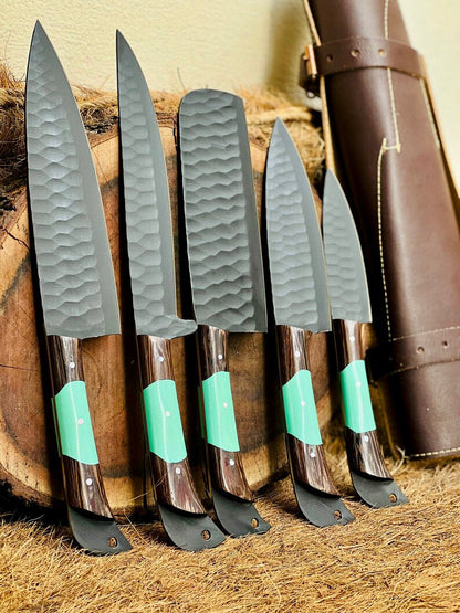 The Wenge and Resin Stainless Chef Knife | Texan Knives