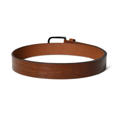 Textured Pin Buckle Belt by Classy Leather Bags