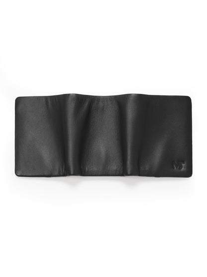 Everyday Trifold Wallet in Black by Classy Leather Bags