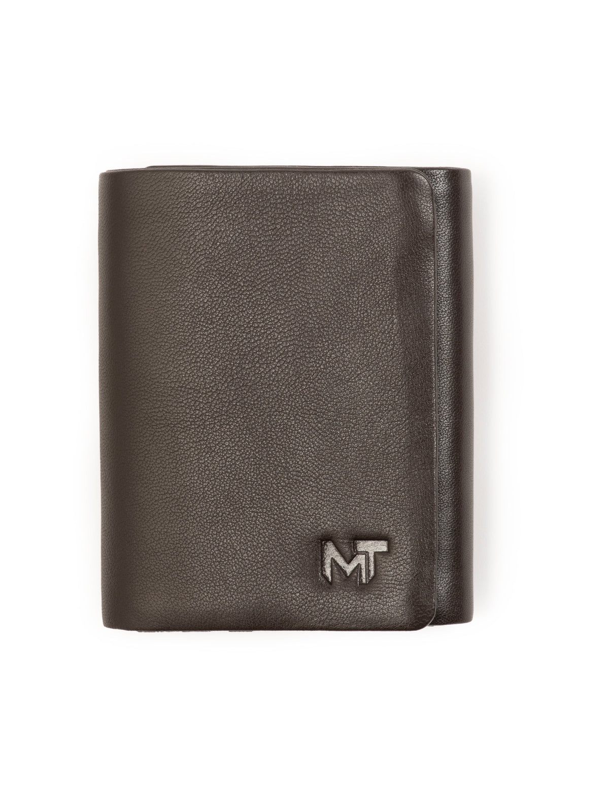 Everyday Trifold Wallet in Dark Brown by Classy Leather Bags