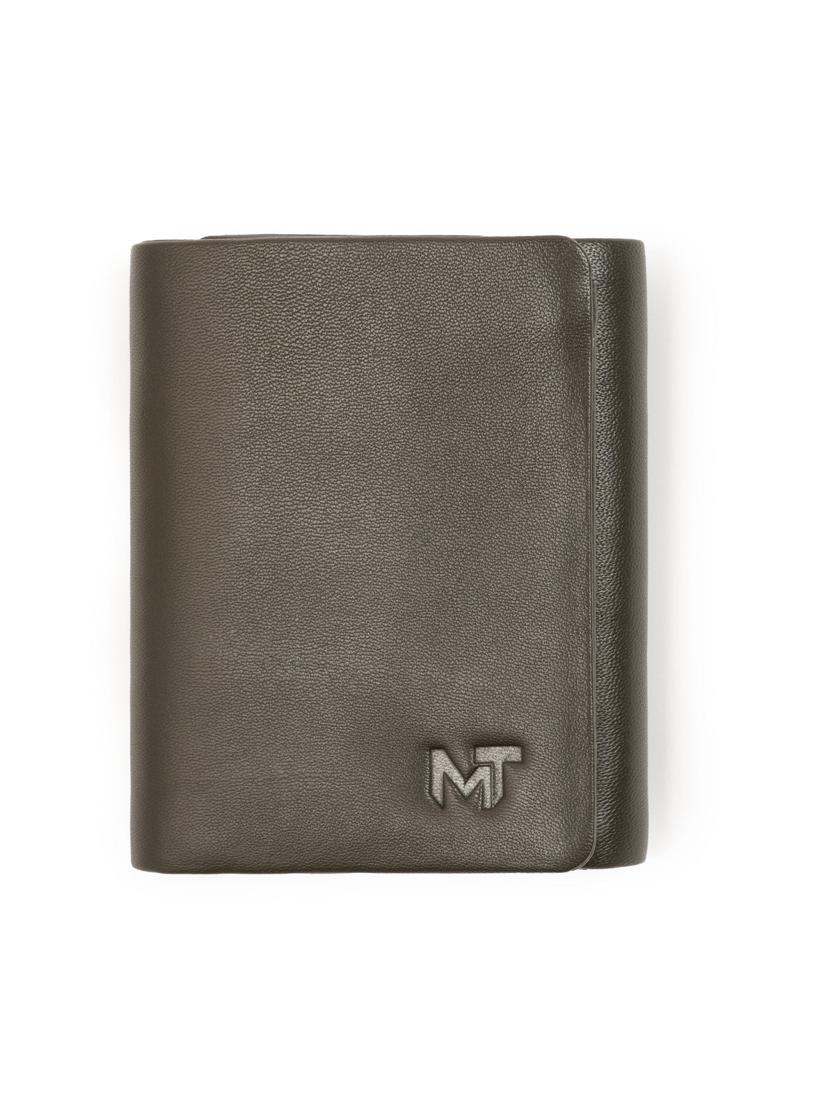 Everyday Trifold Wallet in Olive by Classy Leather Bags