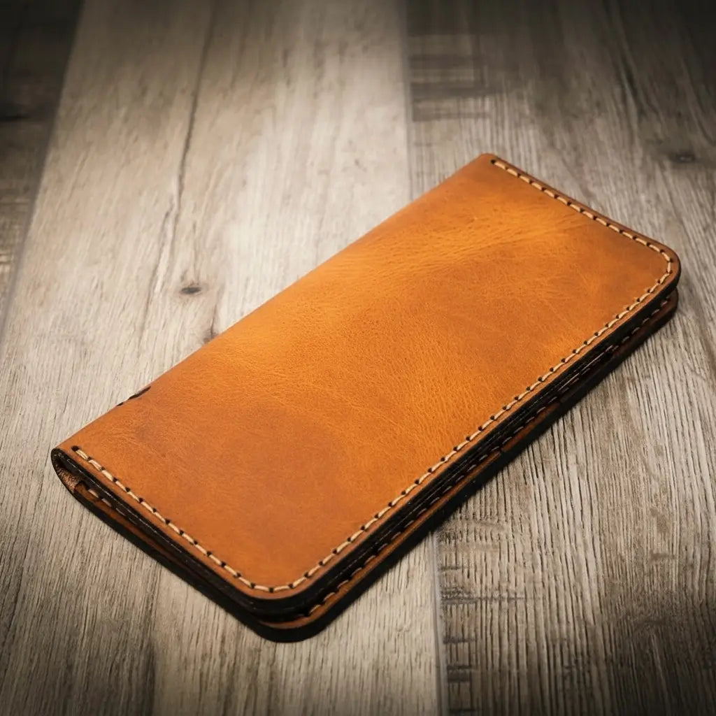 Houstonian Long Wallet by Bull Sheath Leather, view 3