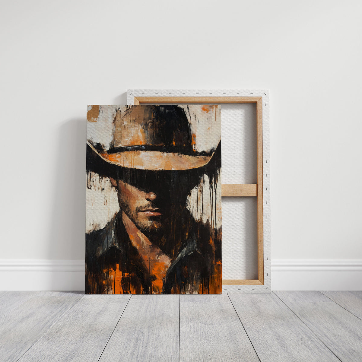 Shadowed Cowboy Western wall art print, view 15