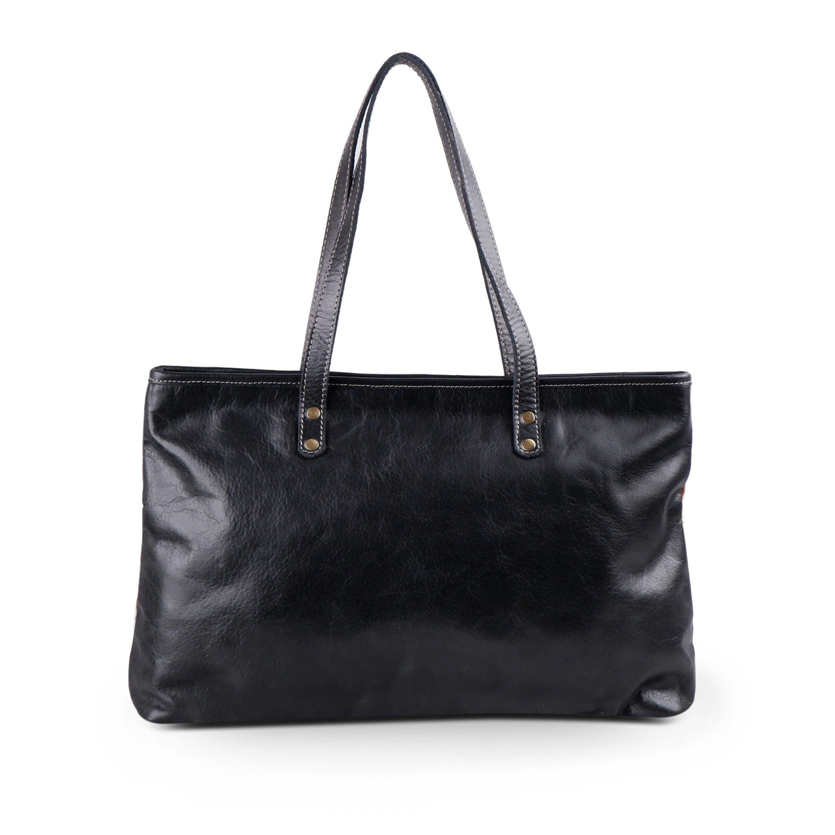 Cowhide Zip Tote by Classy Leather Bags