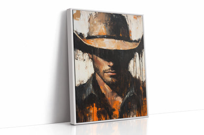 Shadowed Cowboy Western wall art print, view 17