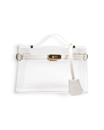The Mini Andrea Clear Top Handle Bag
