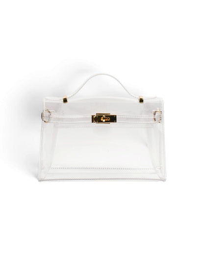 The Mini Andrea Clear Top Handle Bag