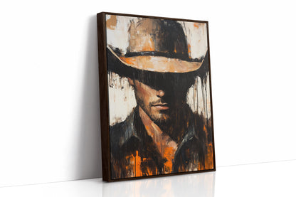 Shadowed Cowboy Western wall art print, view 18