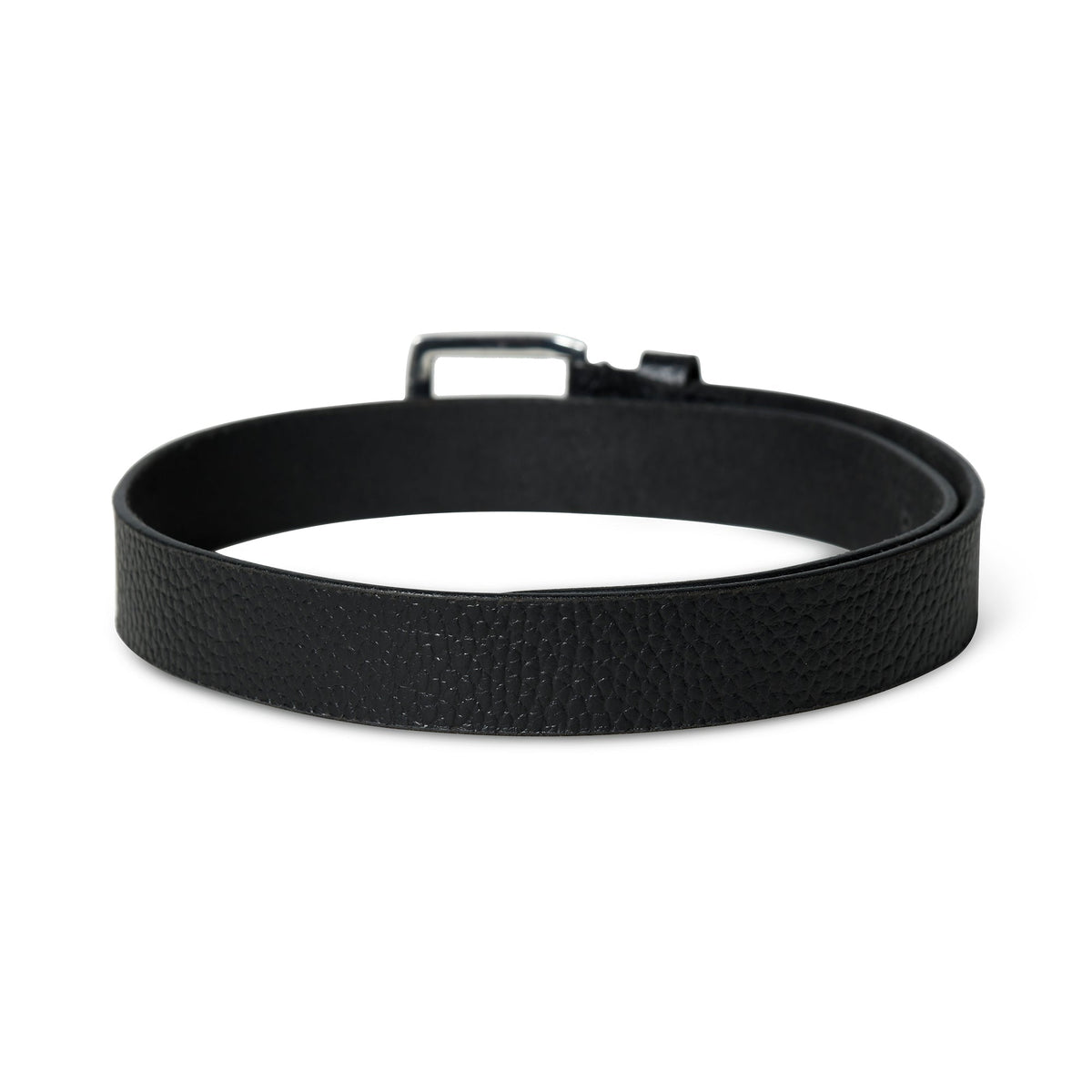 Nexus Textured Black Belt by Classy Leather Bags