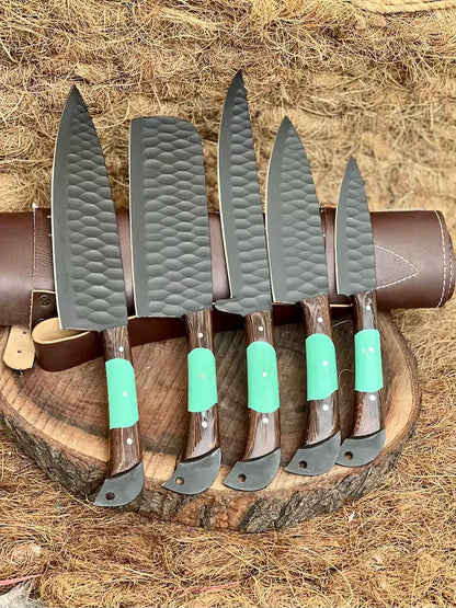 The Wenge and Resin Stainless Chef Knife | Texan Knives