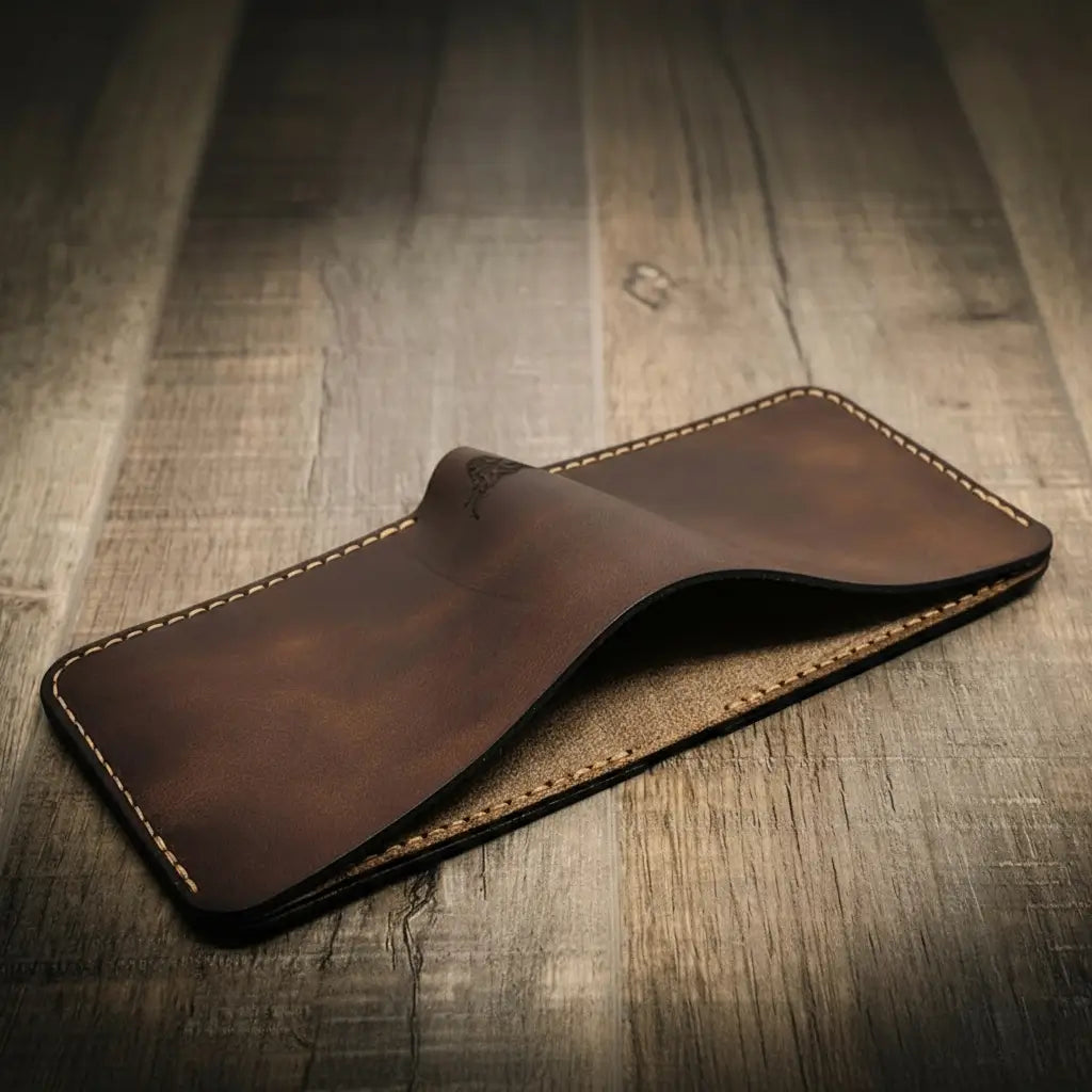 Big Bend Bifold Wallet by Bull Sheath Leather