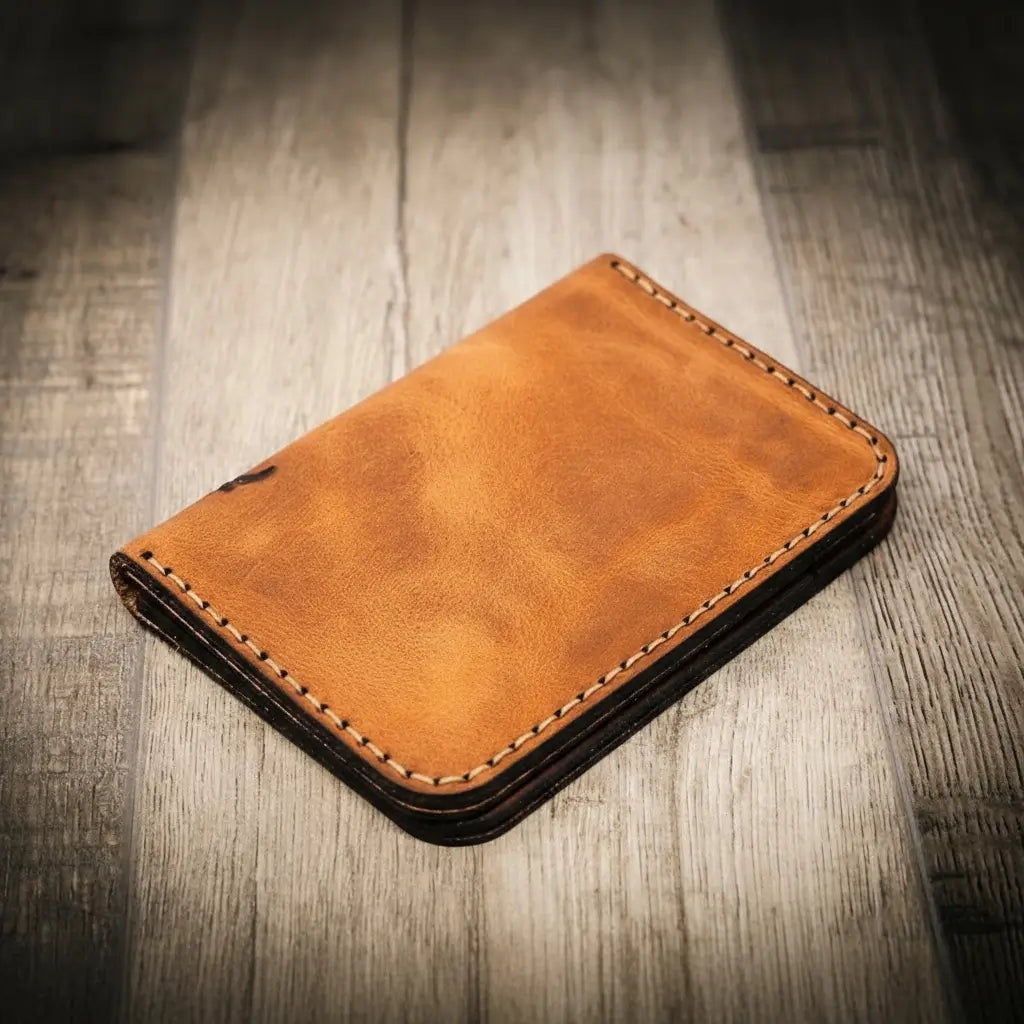 Tyler Vertical Wallet by Bull Sheath Leather, view 3