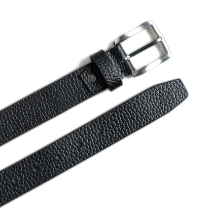 Nexus Textured Black Belt by Classy Leather Bags, view 2