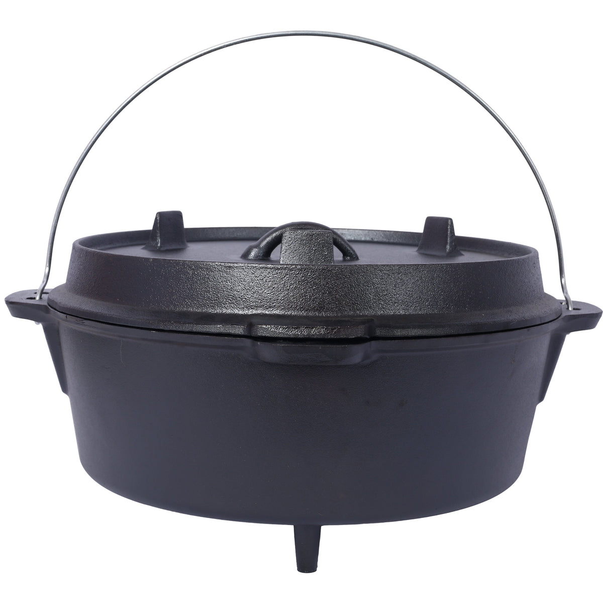 The Camp Dutch Oven with Skillet Lid, 12 Quart | House of Zazla