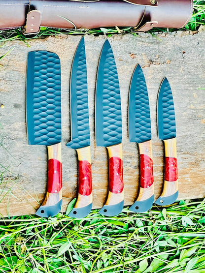 The Japanese-Style Olivewood Chef Knife | Texan Knives