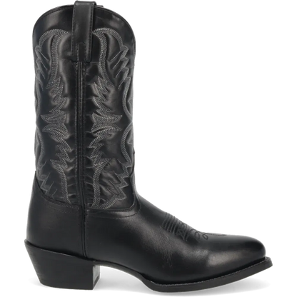 Leather men's cowboy boot with a 12-inch shaft and round toe, view 4