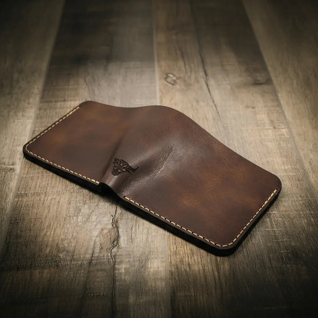 Big Bend Bifold Wallet by Bull Sheath Leather, view 3