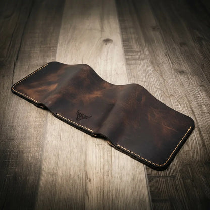 Trinity River Trifold Wallet by Bull Sheath Leather, view 3